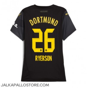 Borussia Dortmund Julian Ryerson #26 Vieraspaita Naisten 2024-25 Lyhythihainen